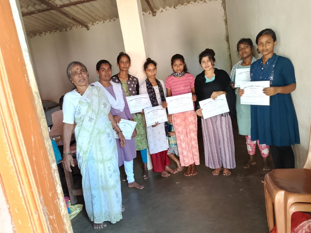 Tailoring Training School Certificate Presentation Group Photo
